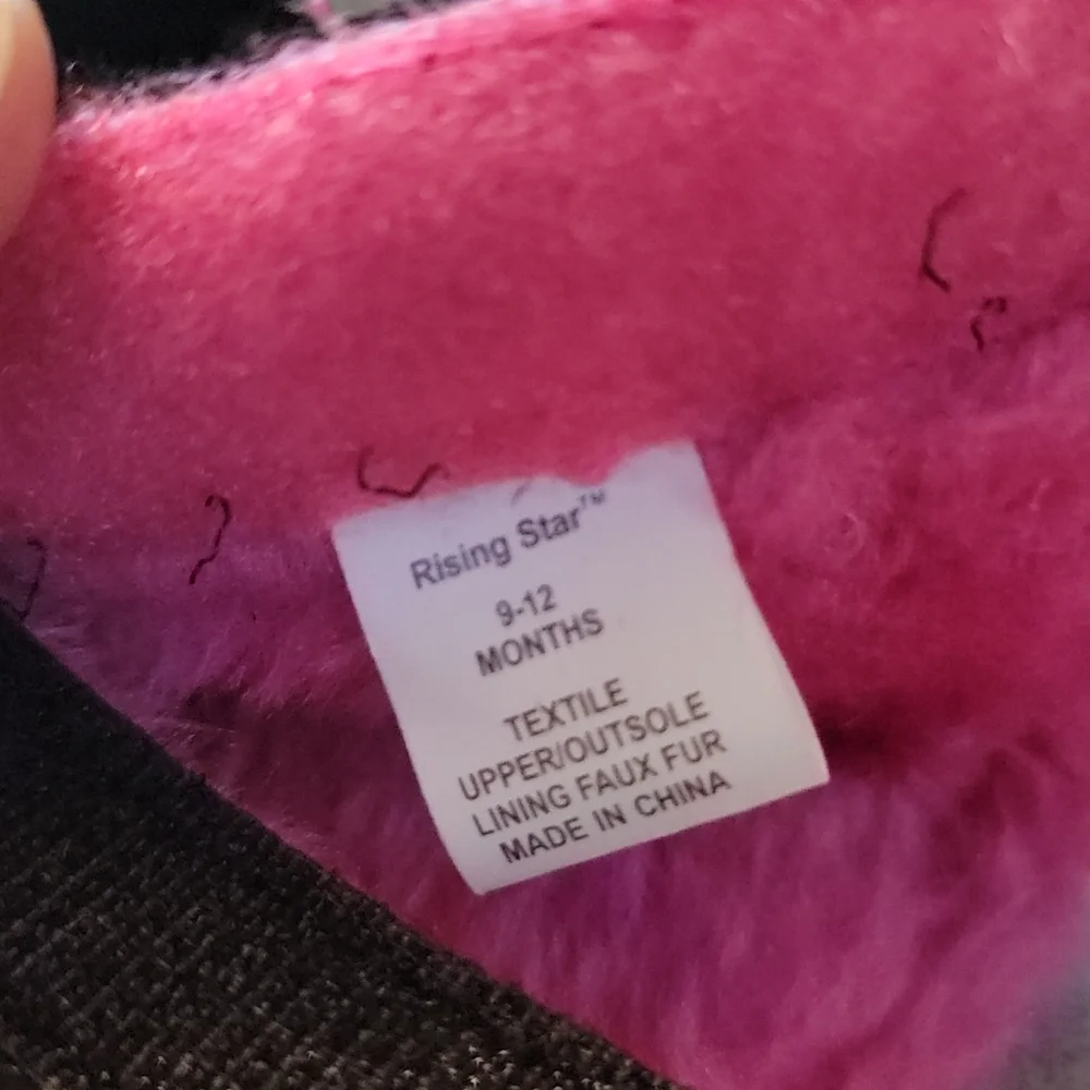 Carter's Panda Bear Soft Boots 9-12 Months